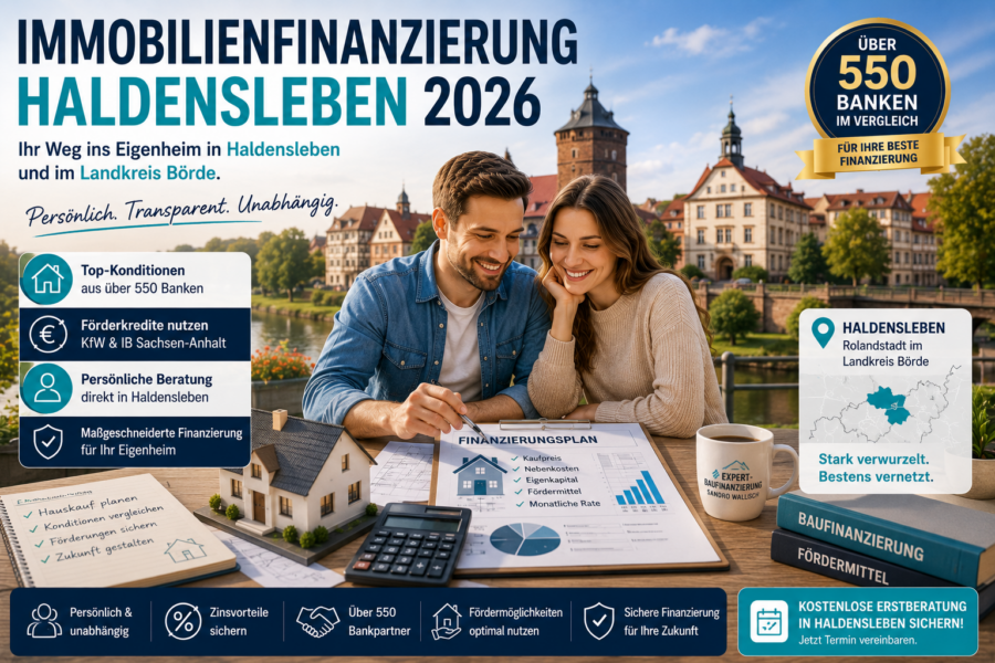 Immobilienfinanzierung Haldensleben Hauskredit und Förderkredite im Landkreis Börde