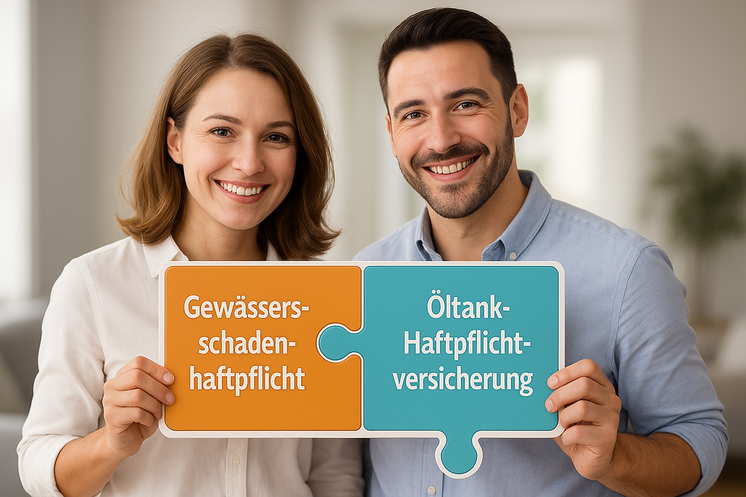 Grafik: Gewässerschadenhaftpflicht / Öltank-Versicherung - Schutz für Immobilie und Umwelt