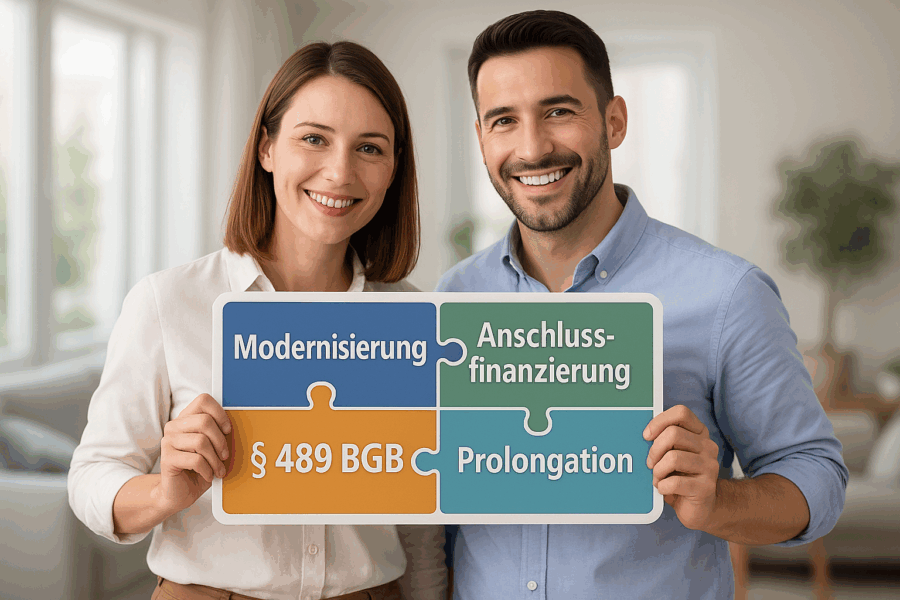 Grafik: Strategie zur Anschlussfinanzierung mit Modernisierung