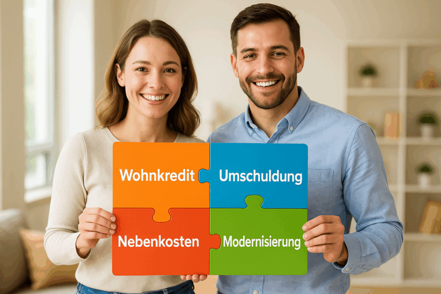 Grafik: Privatkredit für Nebenkosten, Umschuldung und Modernisierung